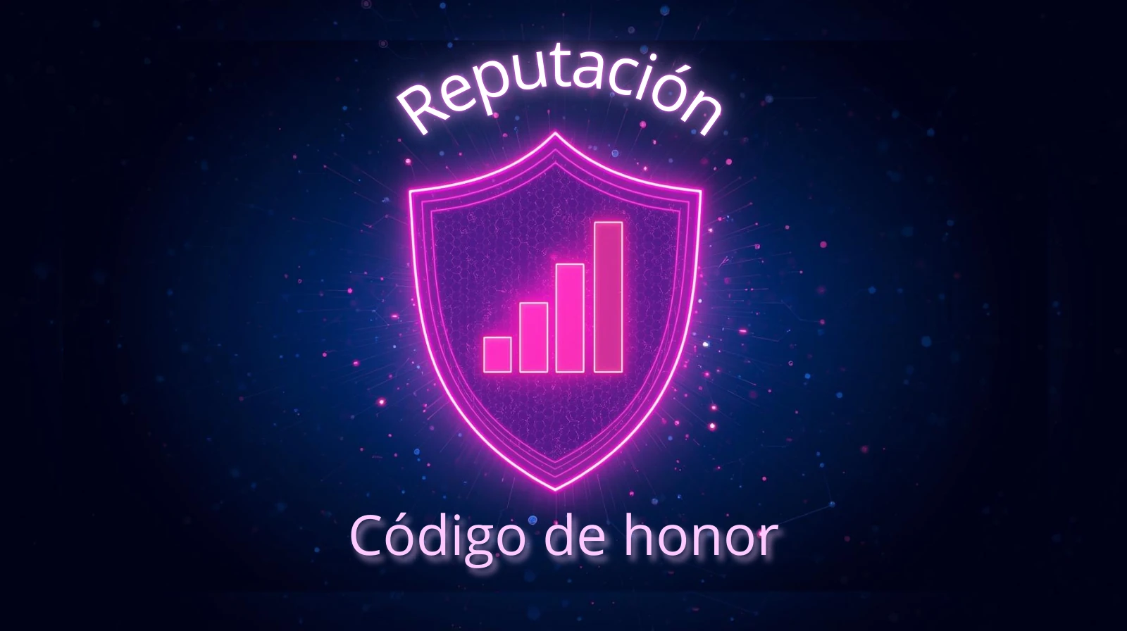 Un escudo digital que representa la reputación en Hive, enfatizando la importancia de la ética para evitar el blacklist